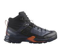 Salomon L47686500 Men's X Ultra Alpine Mid GTX Colour: Blue Nights/Blk/Red Orange, Size: 10