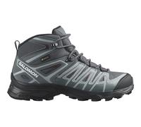 Salomon X Ultra Pioneer Mid Gore-Tex Waterproof Women's Outdoor Shoes, All weather, Secure foothold, and Stable & cushioned, Ebony, 7