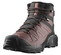 Salomon X Ultra Snowpilot Waterproof Women's Hiking Shoes, Snow Stable, Durable Warmth, and Winterproof, Black, 8.5