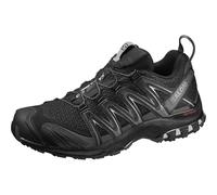 SALOMON XA Pro 3D Men's Trail Running and Walking Shoes, Stability, Grip, and Long-Lasting Protection, Black, 12.5