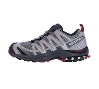 SALOMON XA Pro 3D Men's Trail Running and Walking Shoes, Stability, Grip, and Long-Lasting Protection, Monument, 9.5