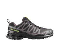 Salomon XA Pro 3D V9 GORE-TEX Men's Trail Running Shoes | UK 7.5 in Black/Dark Gull Grey/Acid Lime