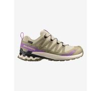 Salomon XA PRO 3D v9 GORE-TEX shoes beige khaki green violet Women - 5UK