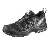 SALOMON XA Pro 3D Women's Trail Running and Walking Shoes, Stability, Grip, and Long-Lasting Protection, Black, 4.5