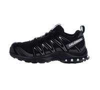 SALOMON XA Pro 3D Women's Trail Running and Walking Shoes, Stability, Grip, and Long-Lasting Protection, Black, 4