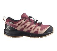 Salomon XA Pro V8 Climasalomon Waterproof Kids Outdoor Shoes, Precise fit, All-Terrain Grip, and Sporty Look, Earth Red, 12-K