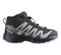 Salomon XA Pro V8 Mid Waterproof Kids in Black/Monument/French Blue