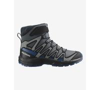 Salomon XA Pro V8 Winter ClimaSalomon Waterproof boots dark grey blue kids - 37