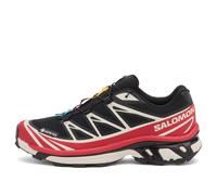 SALOMON Mens XT-6 GTX Sneakers - Colour: Black/Flame Scarlet/Vanila Ice - Size: 11