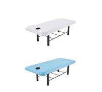 Salon Bed Sheet Disposable Sheets with Elastic Band Salon Massage Table Cover Breathable Non-Woven Spa Tattoo Travel Hotel Anti-Dirty Bed Sheet(Waterproof 110x215cm,20pcs)