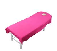 Salon Bed Sheet Soft SPA Beauty Bedsheet Massage Treatment Cosmetic Salon Thick Sheets Bed Table Cover Sheets with Hole Beauty Salon Tattoo Shop(07)