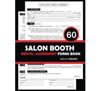 Salon Booth Rental Agreement Forms Book: Standard Beauty Studio Stylist Lease Contract