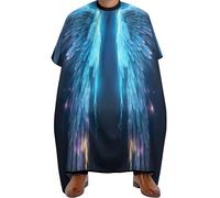 Salon Cape Angel'S Wing Barber Cape Unisex Hair Cutting Cape Premium Haircut Cape For Hairdressers Reusable Barber Accessories 140x168cm
