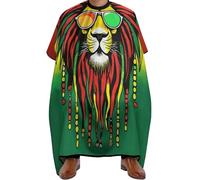Salon Cape Cool Reggae Flag Lion, Anti-static Barber Cape Professional Barber Haircut Capes for Coloring Men 140X168cm