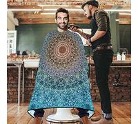 Salon Cape Kaleidoscope Colorful Mosaic Texture Barber Cape Unisex Hair Cutting Cape Adjustable Haircut Cape For Home Hairdressers Reusable 140x168cm