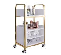 Salon Cart with Wheels, Barber Equipment Trolley, Multi-Layer Storage with Drawers for Beauty Salon and Spa Organization