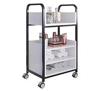 Salon Cart with Wheels, Barber Equipment Trolley, Multi-Layer Storage with Drawers for Beauty Salon and Spa Organization