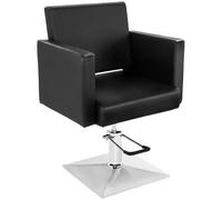 Salon Chair 200 kg Black - Hairdresser Barber Chairs & Stools by Physa Black