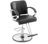 Salon Chair T-footrest 50 60 cm 180 kg Black - Salon Chairs by Physa Black