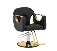 Salon Chair With Footrest 53 64 cm 180 kg Black - Salon Chairs by Physa Black