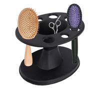 Salon Comb Display Stand - Hair Brush Holder with Multiple Slots | Heat Resistant Comb Storage Rack for Organised Wash Basin, Brushes, Styling Tools, Space Saving PP Org