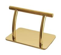 Salon Foot Rest, Stainless Steel Professional Hairdressing Practical Durable Footrest Pedal Chair Parts Accessories for Barber Hairdressing Beauty Spa Nail Massage Salon Chairs (Gold)