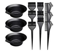 Salon Grade 12pc Hair Coloring Tools For Precise Color Distribution And Neat Care Brushes For Home Coloring Kit