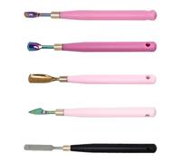 Salon Grade Craft Spoons Nails Art Tool Angled Design For Hygienic Cuticle Push And Seamless Gel Application Horseshoe Cuticle Pusher