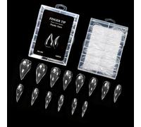 Salon Grade Nails Double Forms Crystal Nails Tips Length Extension Polish Friendly Manicure Tool for All Skill Levels Professional Mold Double Forms Salon Grade Crystal