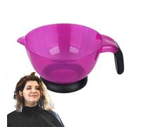 Salon Hair Dye Bowl Multi-Functional Hair Color Bowl with Large Capacity,Lightweight Design Stable Suction Cup Base Color Mixing Bowls Efficient Color Mixing for Family Salon Use