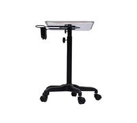 Salon Hairdresser Tattoo Service Trolley Station Colouring Hair Dentist Medical Alloy Tray Cart Spa Beauty Rolling Adjustable Work Rack Mobile Workstation for hair salons beauty salons etc Silver