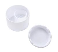 Salon Nails Brush Cleaning Tray With Lid For Simultaneous Glittering Pen Maintenance And Protecting Easy To Clean Professional Technician Tools