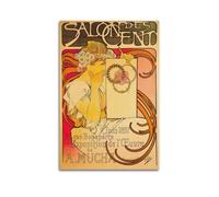 Salon of The Hundredby Alphonse Mucha Painting Art Poster Picture Canvas Wall Paint Arts Decor Modern Home Artworks 16x24inch(40x60cm)