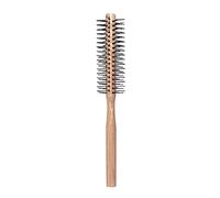 Salon Roll Curling Hairbrush Massage Roller Comb Anti-Static Curly Handle Round Hair Comb Brush Hairdressing Hairdresser Hair Brushes For Men Women Blow Drying Thick Hair Nano-hairbrush Thermal Round
