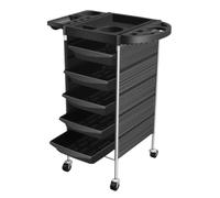 Salon Rolling Trolley Cart with 5 Ders, le Hairdressing Tool nizer, Slist Trolley with Wheels for Hair Salon and Spa