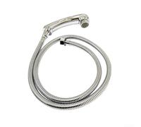 Salon Shampoo Spray Head with 70cm Hose, Handheld Hair Washing Nozzle for Barber Shop Sink Basin, Professional ABS Alloy Shower Faucet Replacement, Silver