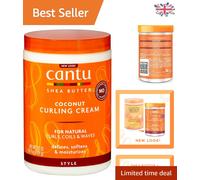 Salon Size Coconut Curling Cream 709g - Define Your Wavy & Curly Hair