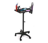Salon Store Hair Trolley Tinting Stand Hairdressing Equipment On Wheels Castors Professional Black.