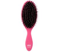 Salon Studio Professional Shine Brush, Professional Detangling Brush, Pink Colour, Gives Hair a Healthy and Bright Look, Detangles Knots and Protects Hair from Double Ends