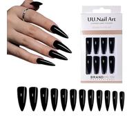 Salon Style Almond Fake Nails ABS Nail Tips Press On Nail Tips Seamless Design for Formal or Casual Occasions Natural Looking Fake Nails