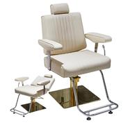 Salon Stylist Chair for All Purpose Barber Use - Reclining Home Barbershop Shampoo Chair, Durable Equipment for Hair Salons