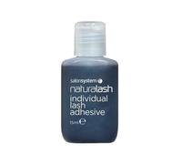Salon System Black Finish Individual Lash Adhesive 15ml - Professional Use, 7-10 Day Firm Hold