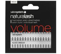 Salon System Individual Lashes Black - Medium