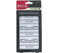 Salon System Salon Value Individual Lashes Black Medium