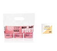 Salon System Just Wax Creme Wax - 3 for 2 and Deo Waxing Spatulas (100)