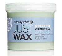 Salon System Just Wax Green Tea Crème Wax Ideal for Sensitive Skin with Antioxidant Properties 450g