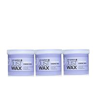 Salon System Just Wax Sensitive Cream Wax with Aloe Vera and Organic Lavender 450g, 3 Pack