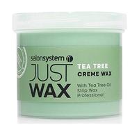 Salon System Just Wax Tea Tree Cream Wax with Natural Antiseptic Tea Tree 450g, 3 Pack