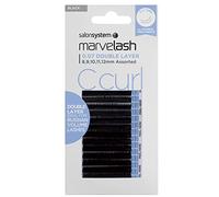 Salon System Marvelash C Curl 0.07 Double Layer - Assorted Black Lashes