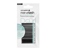 Salon System Marvelash D Curl 0.07 Extra Fine - Assorted Black Lashes